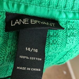 Lane Bryant Sweaters - Lane Bryant Cabled Green Sweater Cardigan 14 16 Lane Bryant Sweaters - Lane Bryant Cabled Green Sweater Cardigan 14 16